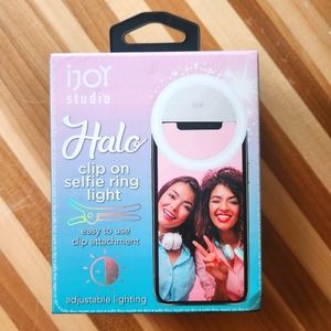 Selfie Ring Light Clip-On Adjustable Lighting